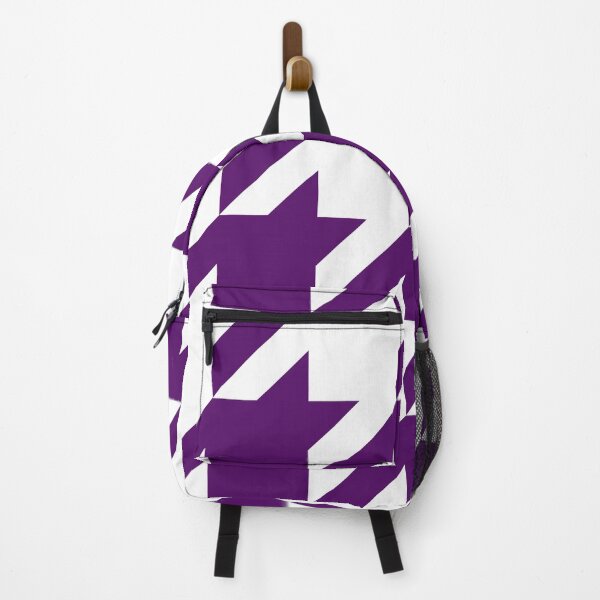 Item preview, Purple Houndstooth in White designed and sold by Moyanana.