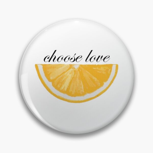 Item preview, "Choose Love" Yellow Lemon Citrus Aesthetic Available as a Sticker, Print, Decor, and Apparel designed and sold by JaidenBirdie.