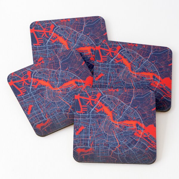 Item preview, Amsterdam City Map Print, Amsterdam City Map Poster, Amsterdam City Map Wall Art, Amsterdam City Map, Amsterdam Fitted Mask, Amsterdam Mask designed and sold by randomorder.