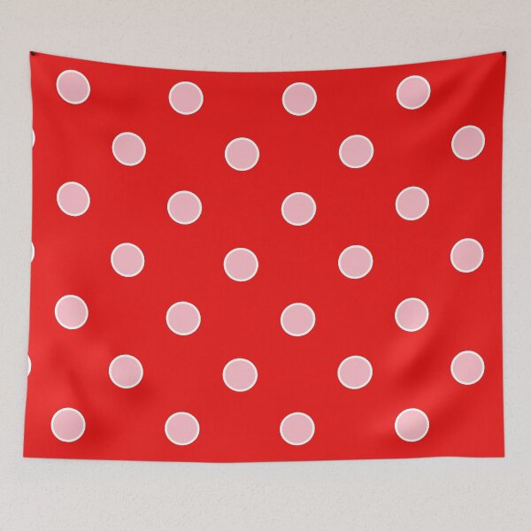 Item preview, Maribug Spots - Red and Pink Polka Dots designed and sold by BitterbluePine.