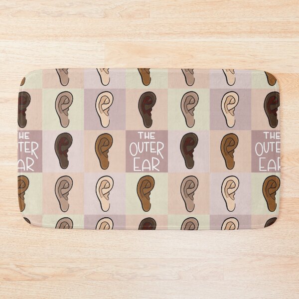 Item preview, Outer Ear Anatomy Neutral Pattern designed and sold by StacyAnnDesigns.