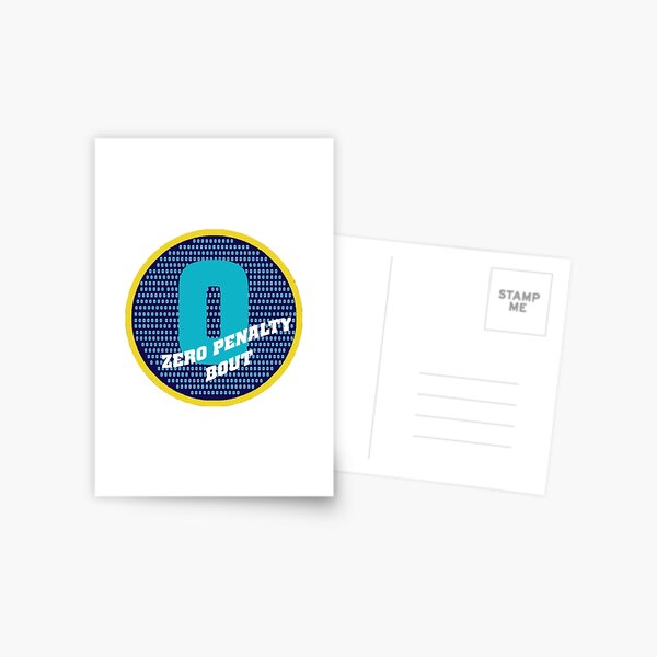 Zero Penalty Bout Postcard