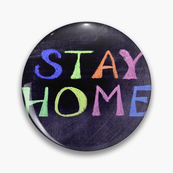 Item preview, Stay Home Colorful on Chalk Board designed and sold by mwagie.