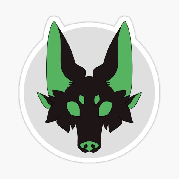 Alien Canine Sticker