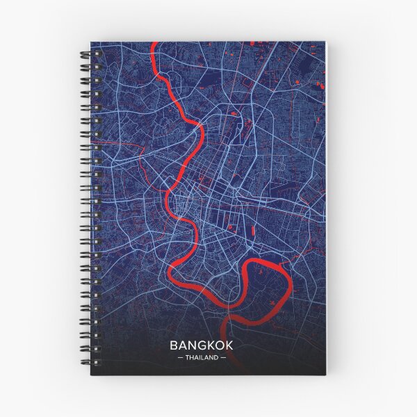 Item preview, Bangkok City Map Print, Bangkok City Map Poster, Bangkok City Map Wall Art, Bangkok City City Map, Map of Bangkok City, Bangkok City Map Art designed and sold by randomorder.