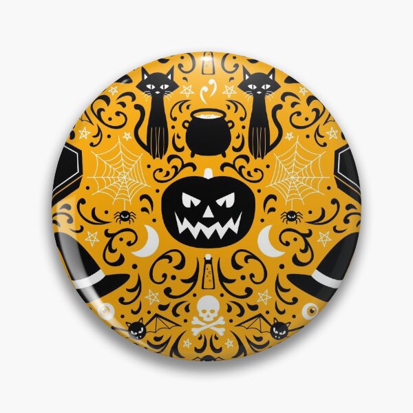 Item preview, Halloween Damask designed and sold by robyriker.
