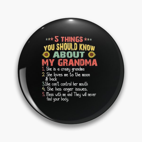 Item preview, 5 things you should know about my grandma sunflower designed and sold by Lykhota97.