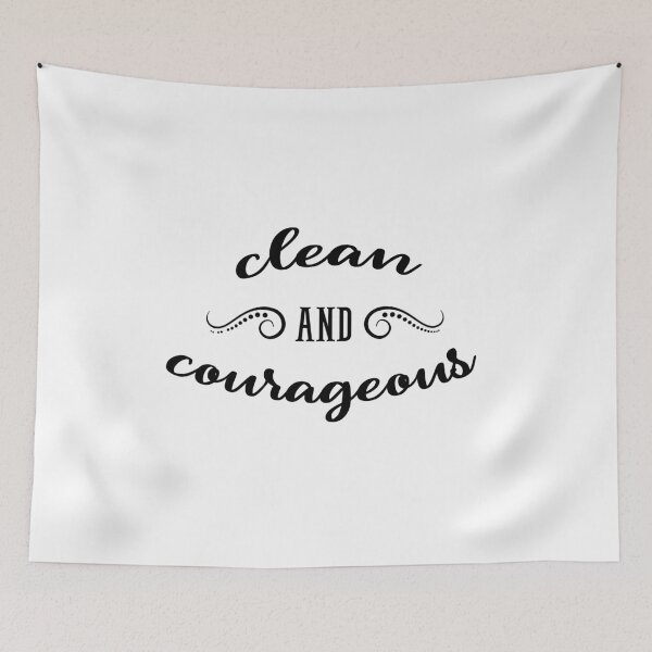 Item preview, Clean and Courageous designed and sold by JodyzDesigns.