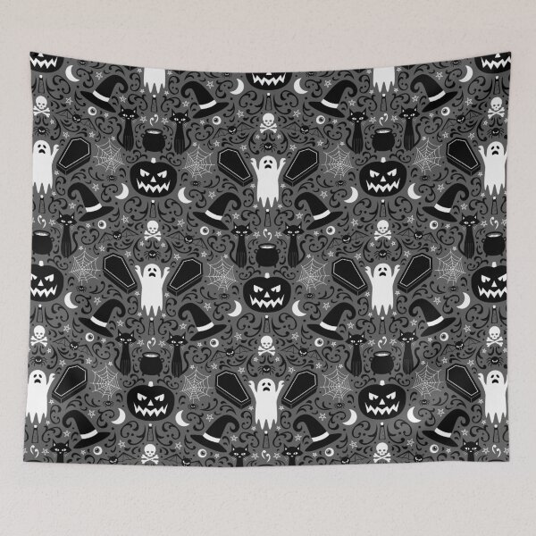 Item preview, Halloween Damask designed and sold by robyriker.