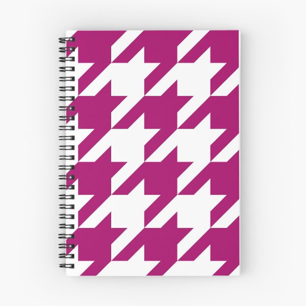 Item preview, Purple Magenta Houndstooth in White designed and sold by Moyanana.