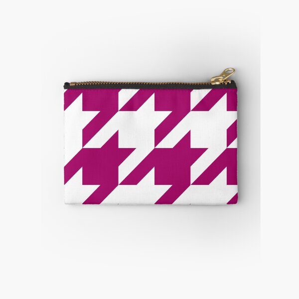 Item preview, Purple Magenta Houndstooth in White designed and sold by Moyanana.