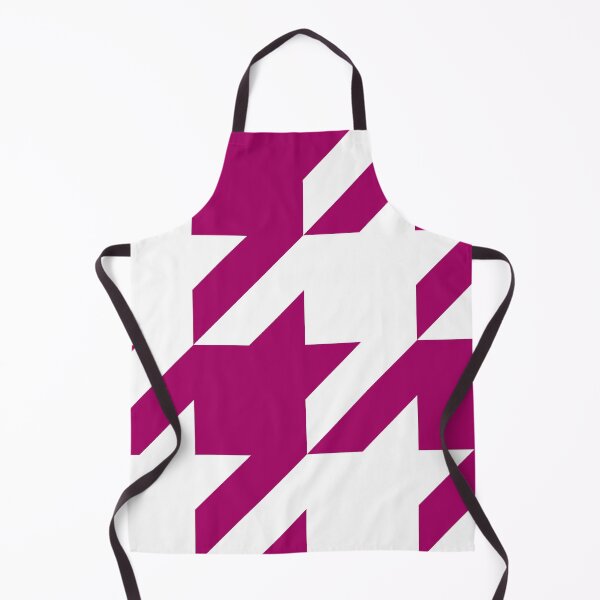 Item preview, Purple Magenta Houndstooth in White designed and sold by Moyanana.