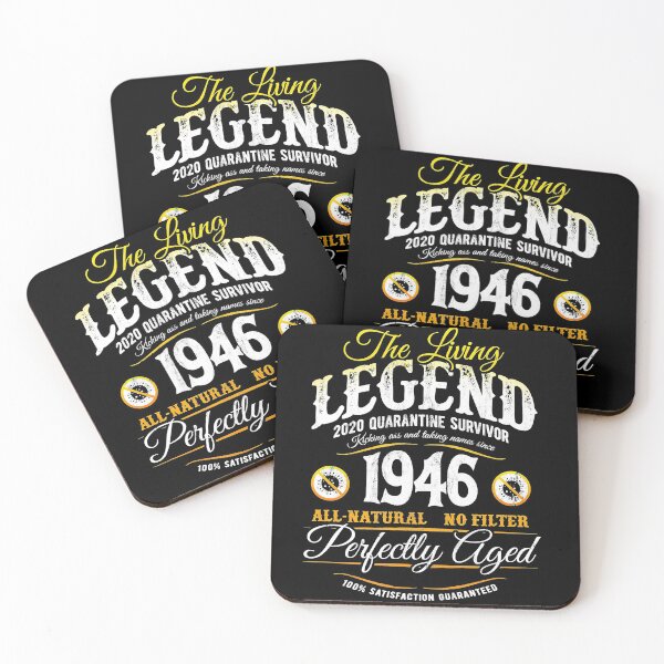 Item preview, 74th Birthday The Legend Since 1946 Quarantine Survivor designed and sold by Brigitte98.