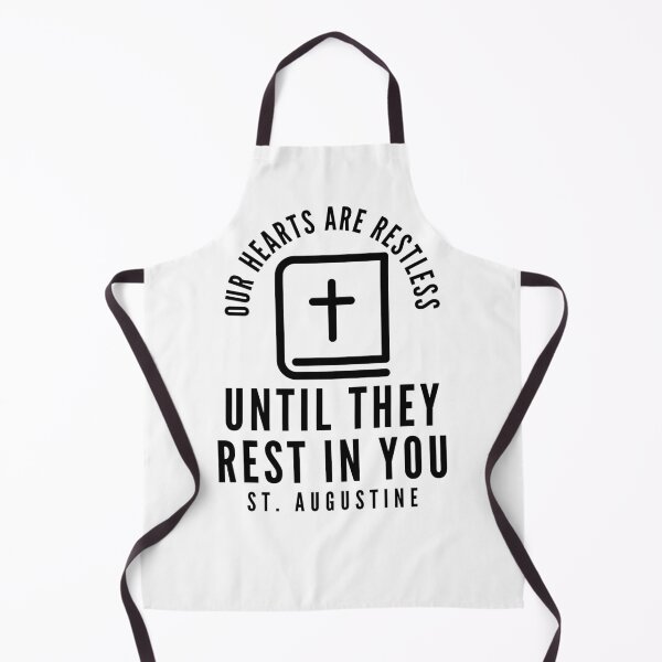 Item preview, St Augustine Quote - Our Hearts are Restless designed and sold by HalpinDesign.