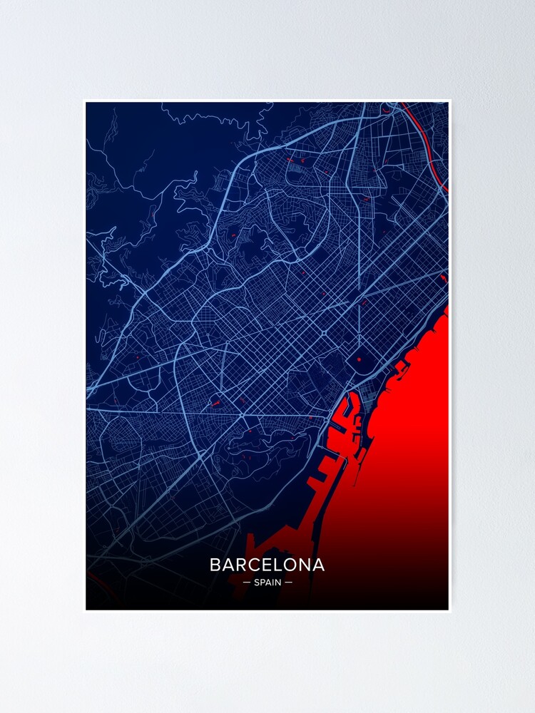 Barcelona Stadtplan Drucken Barcelona Stadtplan Poster Barcelona Stadtplan Wandkunst Barcelona Stadtplan Karte Von Barcelona Stadt Barcelona Stadtplan Kunst Poster Von Randomorder Redbubble