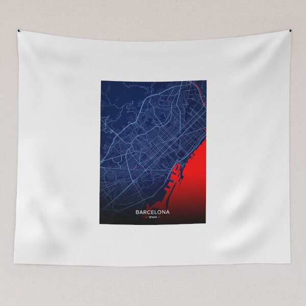 Item preview, Barcelona City Map Print, Barcelona City Map Poster, Barcelona City Map Wall Art, Barcelona City Map, Map of Barcelona City, Barcelona City Map Art designed and sold by randomorder.