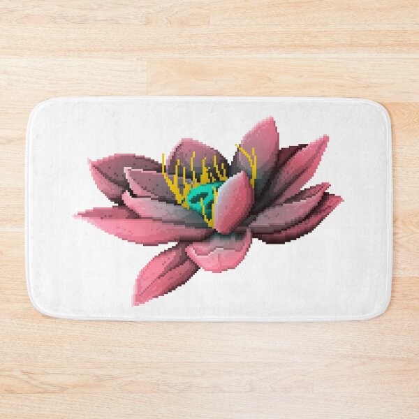 Item preview, PIXEL ART-Lotus Flower designed and sold by AntiqaStudio.