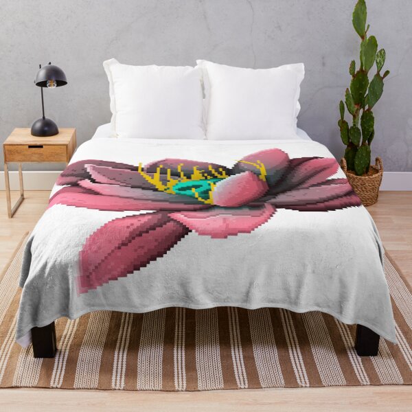 Item preview, PIXEL ART-Lotus Flower designed and sold by AntiqaStudio.