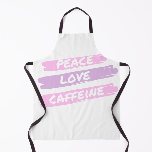 Item preview, Peace Love Caffeine Quote designed and sold by Ninjakandy.