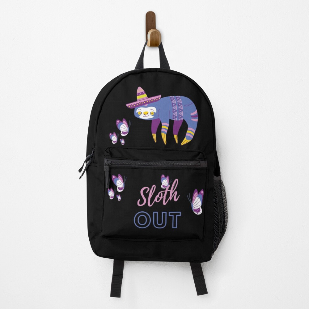 pink sloth backpack