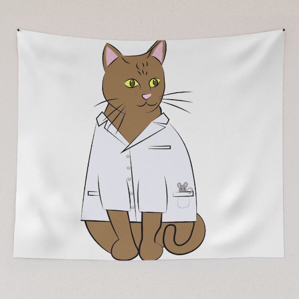Item preview, Brown Lab Cat designed and sold by BernadetteG.