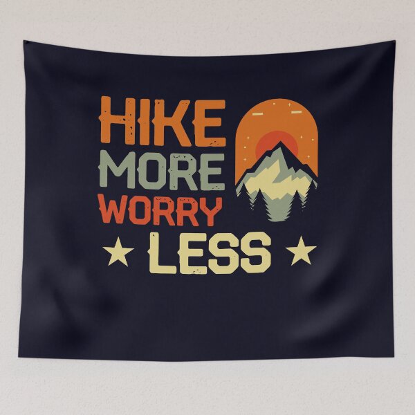 Item preview, Hike more worry less Camping designed and sold by mmos.