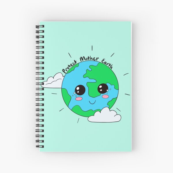 Cuaderno de espiral «Proteger a la madre tierra» de eesthetic | Redbubble