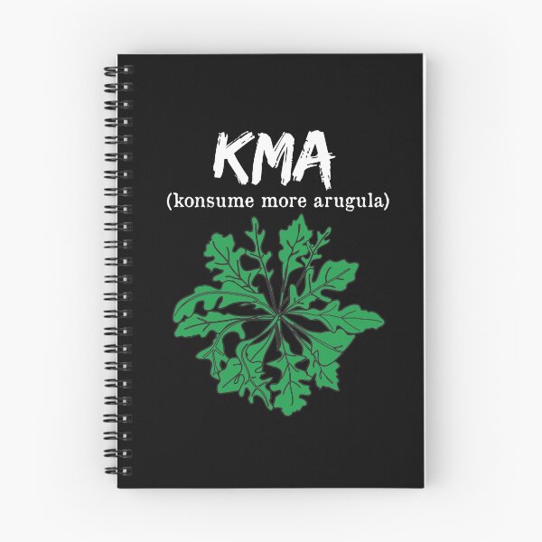 Item preview, kma/(konsume more arugula) <white text>  designed and sold by JoyVick.