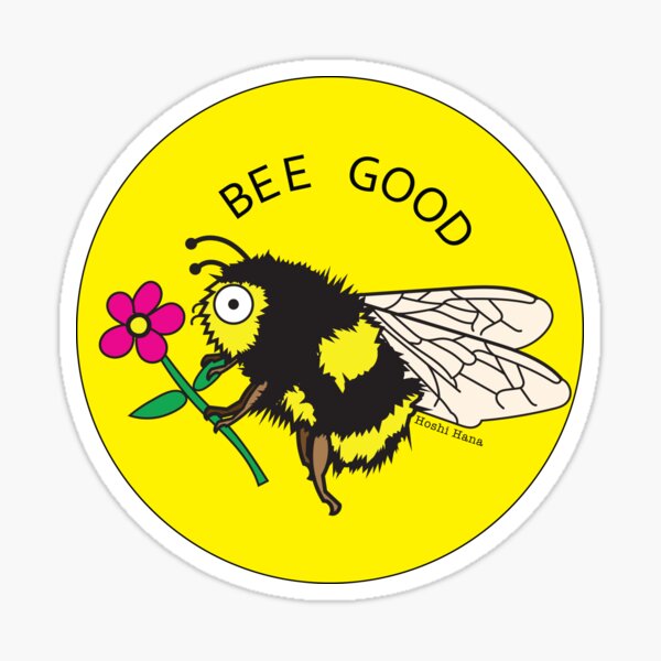 KAWAII CUTE BUMBLE BEE GOOD Sticker