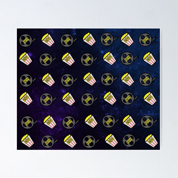 Item preview, Previews & Re-Views "Popcorn & Film Reels" Star Design designed and sold by Revolve Studios , LLC.