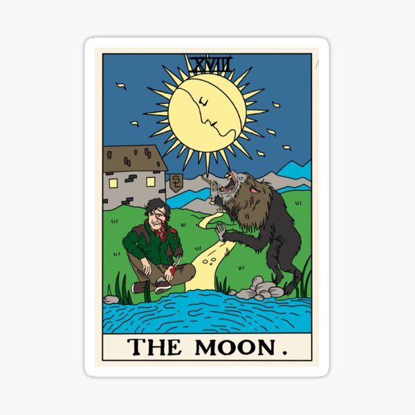 Vista previa del artículo con la obra «Arcanos del terror: la luna», diseñado y vendido por yourmomatemydog.