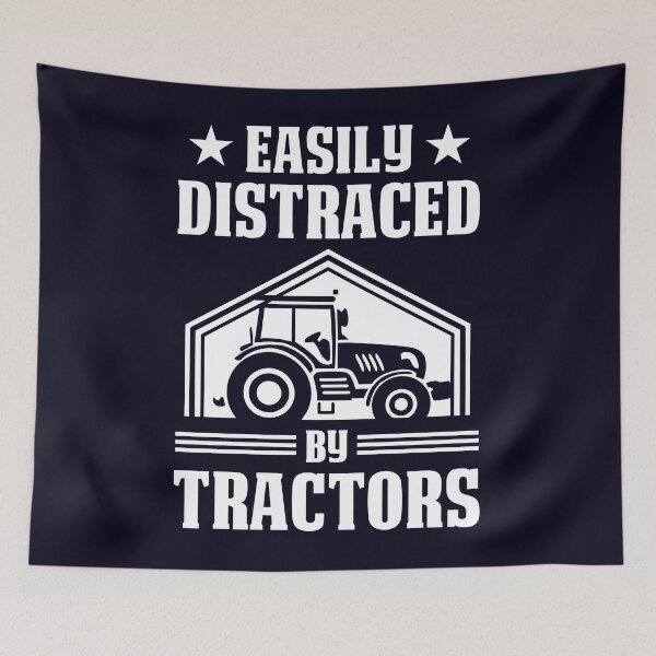 Item preview, Easily Distracted by Tractors Farming designed and sold by mmos.