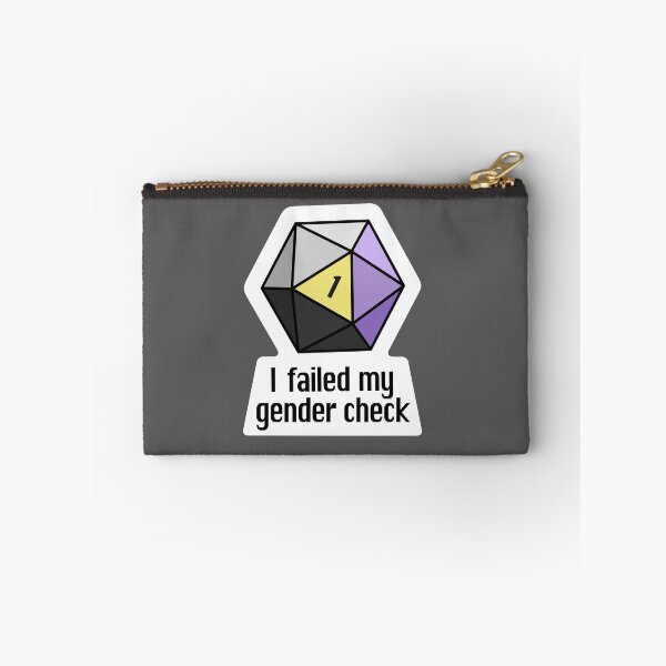 Item preview, NEW! I failed my gender check (Non-Binary) designed and sold by OctopodArts.