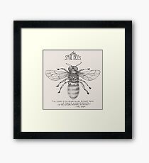 Steampunk - Save the Bees Framed Print
