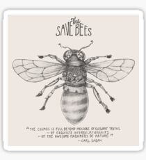 Steampunk - Save the Bees Sticker