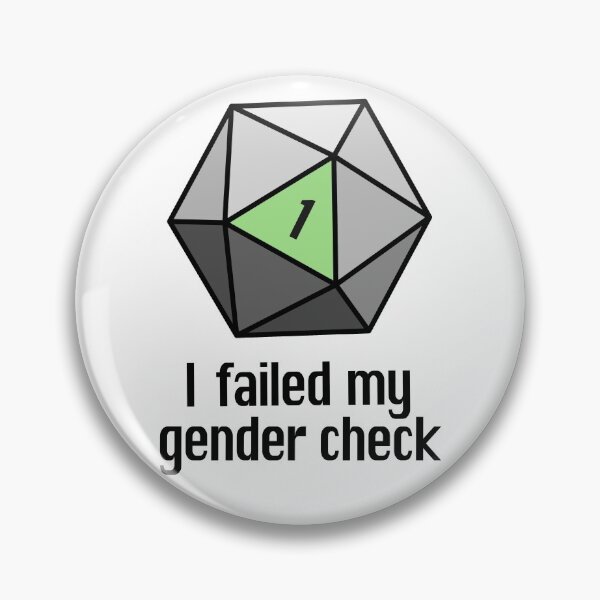 Item preview, NEW! I failed my gender check (Agender) designed and sold by OctopodArts.