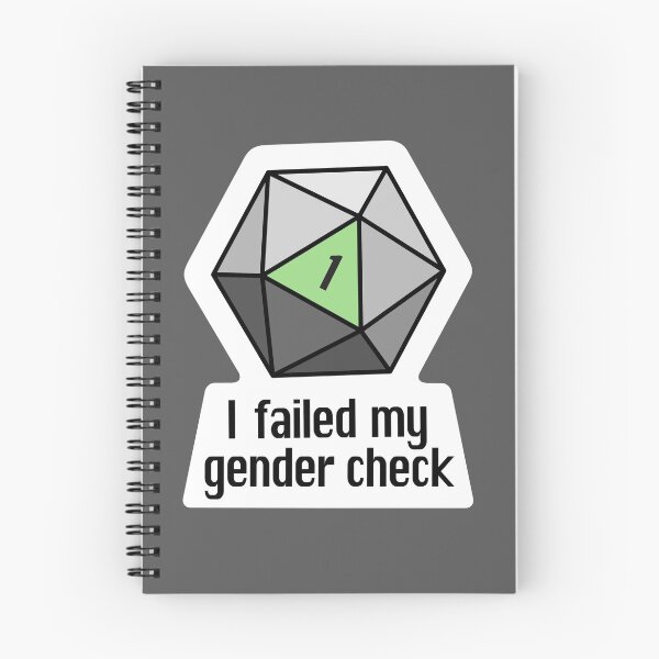 Item preview, NEW! I failed my gender check (Agender) designed and sold by OctopodArts.