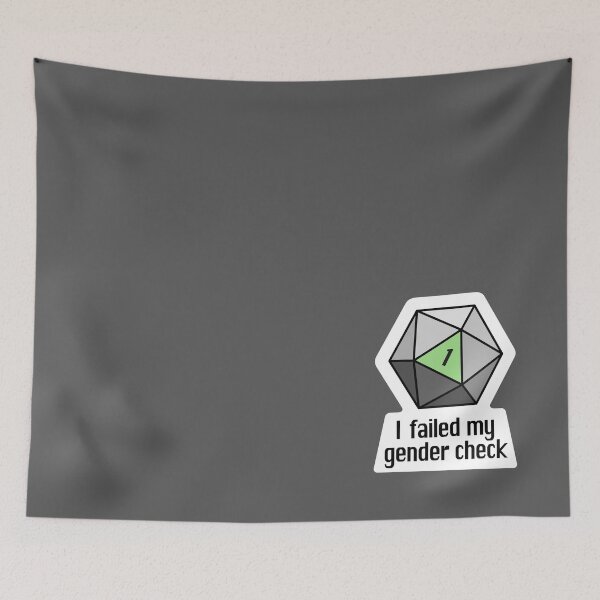 Item preview, NEW! I failed my gender check (Agender) designed and sold by OctopodArts.