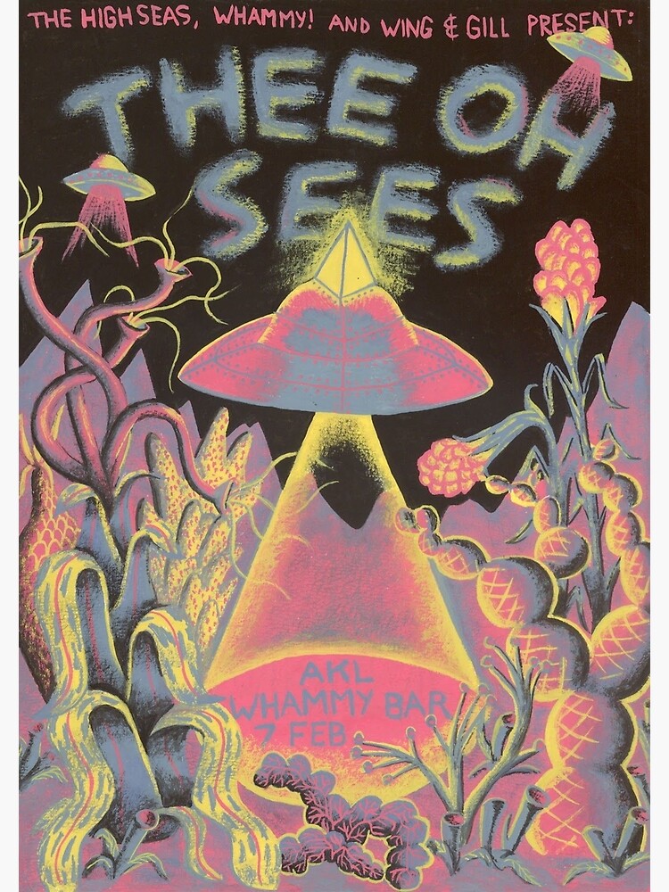 "Thee Oh Sees Tour Poster" Poster by josh85wilkins Redbubble