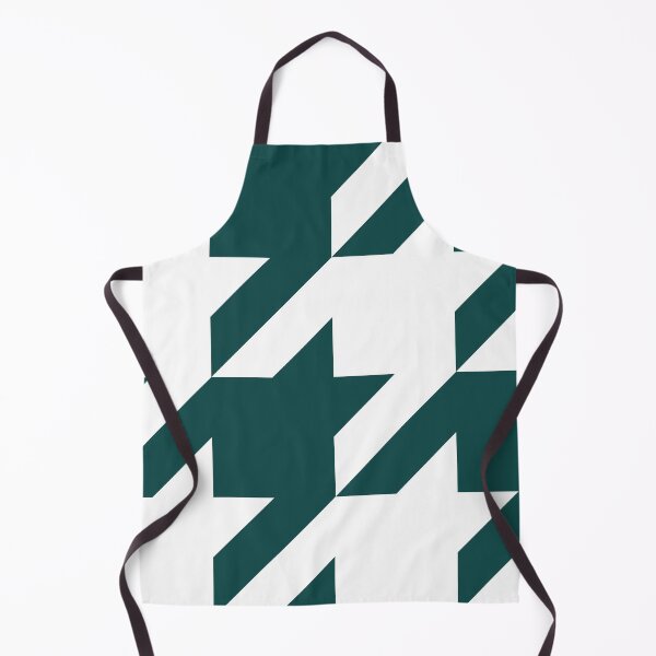 Item preview, Peacock Houndstooth in White designed and sold by Moyanana.