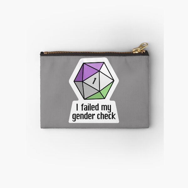 Item preview, NEW! I failed my gender check (Genderqueer) designed and sold by OctopodArts.