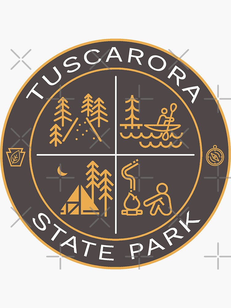 "Tuscarora State Park Heraldic Logo" Sticker for Sale by VanyaKar