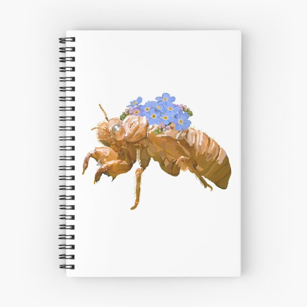 Item preview, Cicada Shell with Flowers designed and sold by Calluna-Artis.