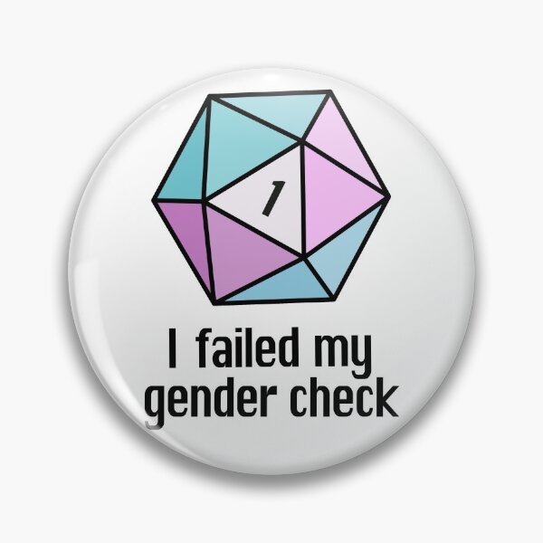 Item preview, NEW! I failed my gender check (Trans) designed and sold by OctopodArts.