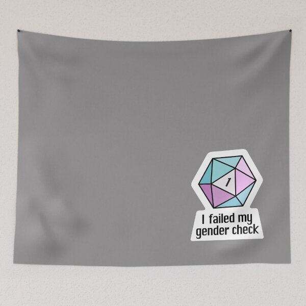 Item preview, NEW! I failed my gender check (Trans) designed and sold by OctopodArts.
