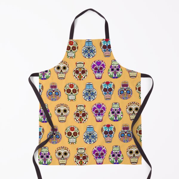 Item preview, Sugar Skulls on Gold designed and sold by Salt & Keep.