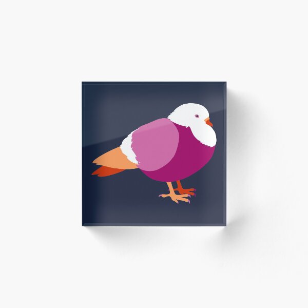 Aperçu de l'œuvre Lesbian Abstract Pigeon créée et vendue par Kiloueka.