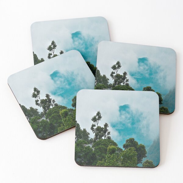 Item preview, Foggy blue mountain view designed and sold by Mariolangstieh.