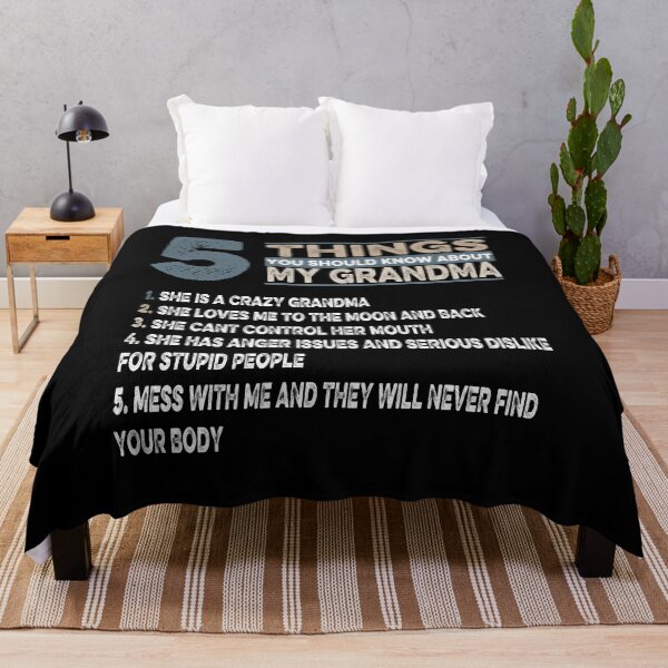 Item preview, 5 Things You Should Know About My Grandma designed and sold by AnimaLovers.