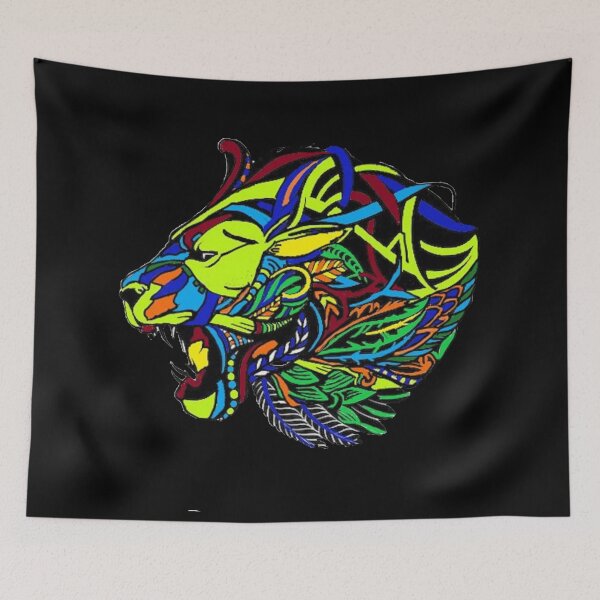 Item preview, mosaic lion designed and sold by THE AMERICAN TEEVANGELIST.